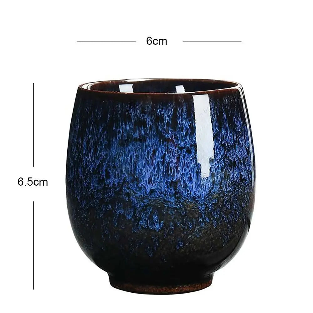 Japanese-Style Kiln-Glaze Ceramic Tea Cup 110ml