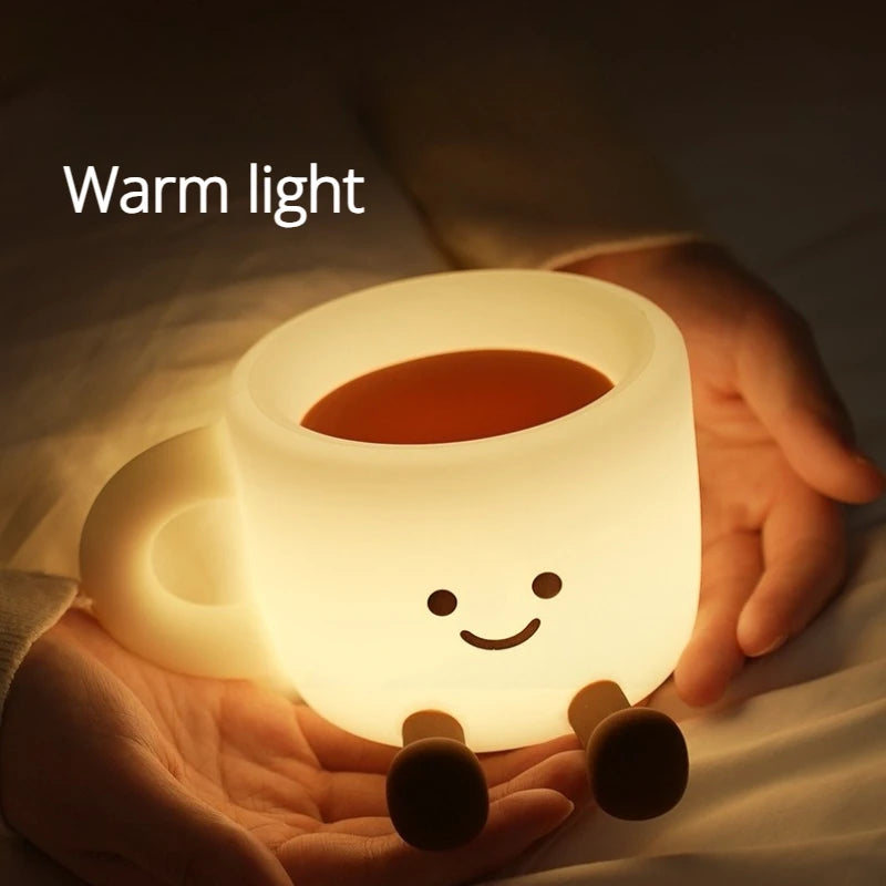 Rechargeable Coffee Cup Silicone Night Light