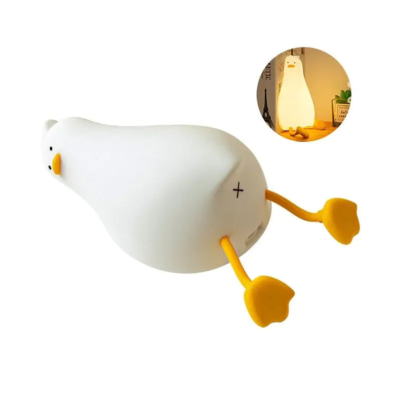 Rechargeable Silicone Duck Night Light