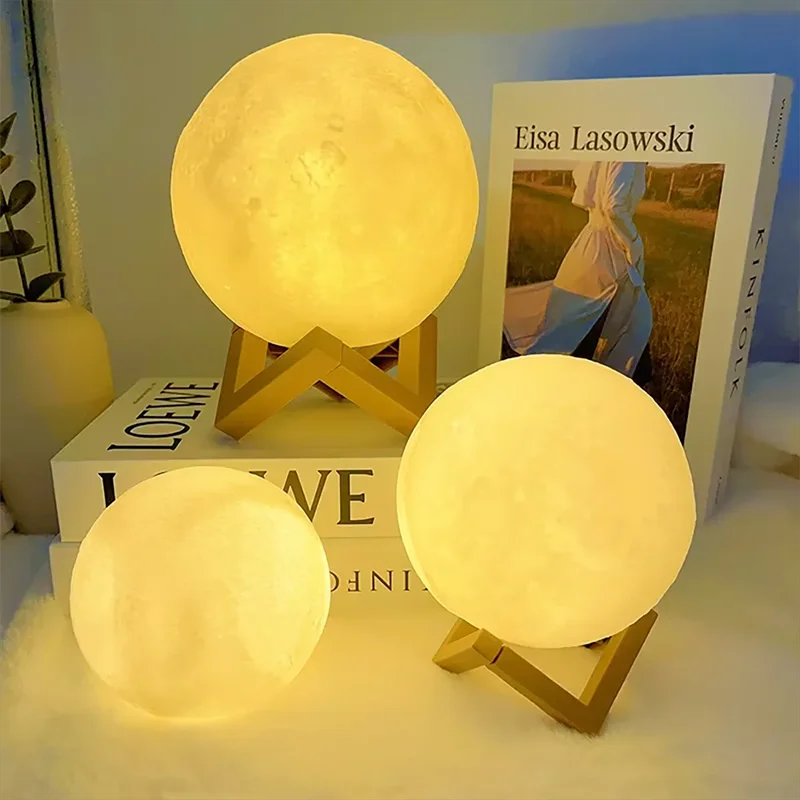 3D Moon Night Light