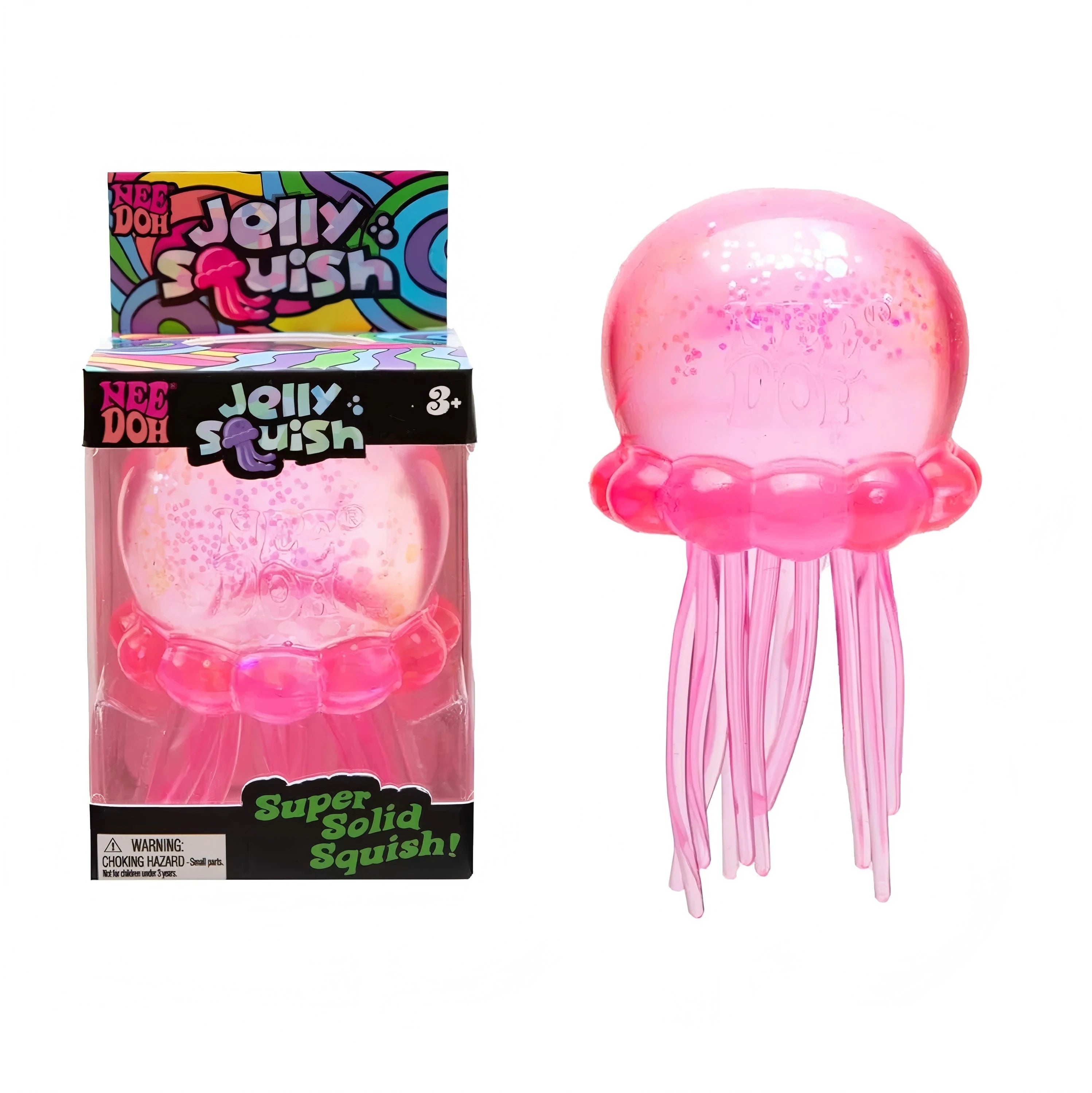 Jellyfish & Cube Squish Fidget Toy