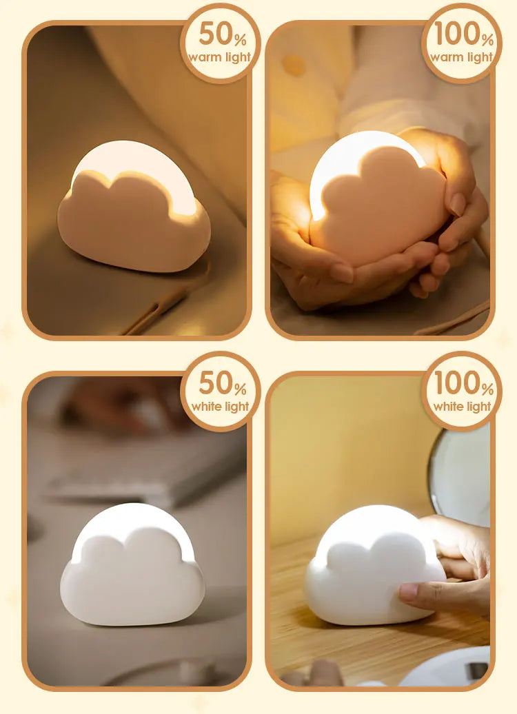 Rechargeable Cloud LED Night Light