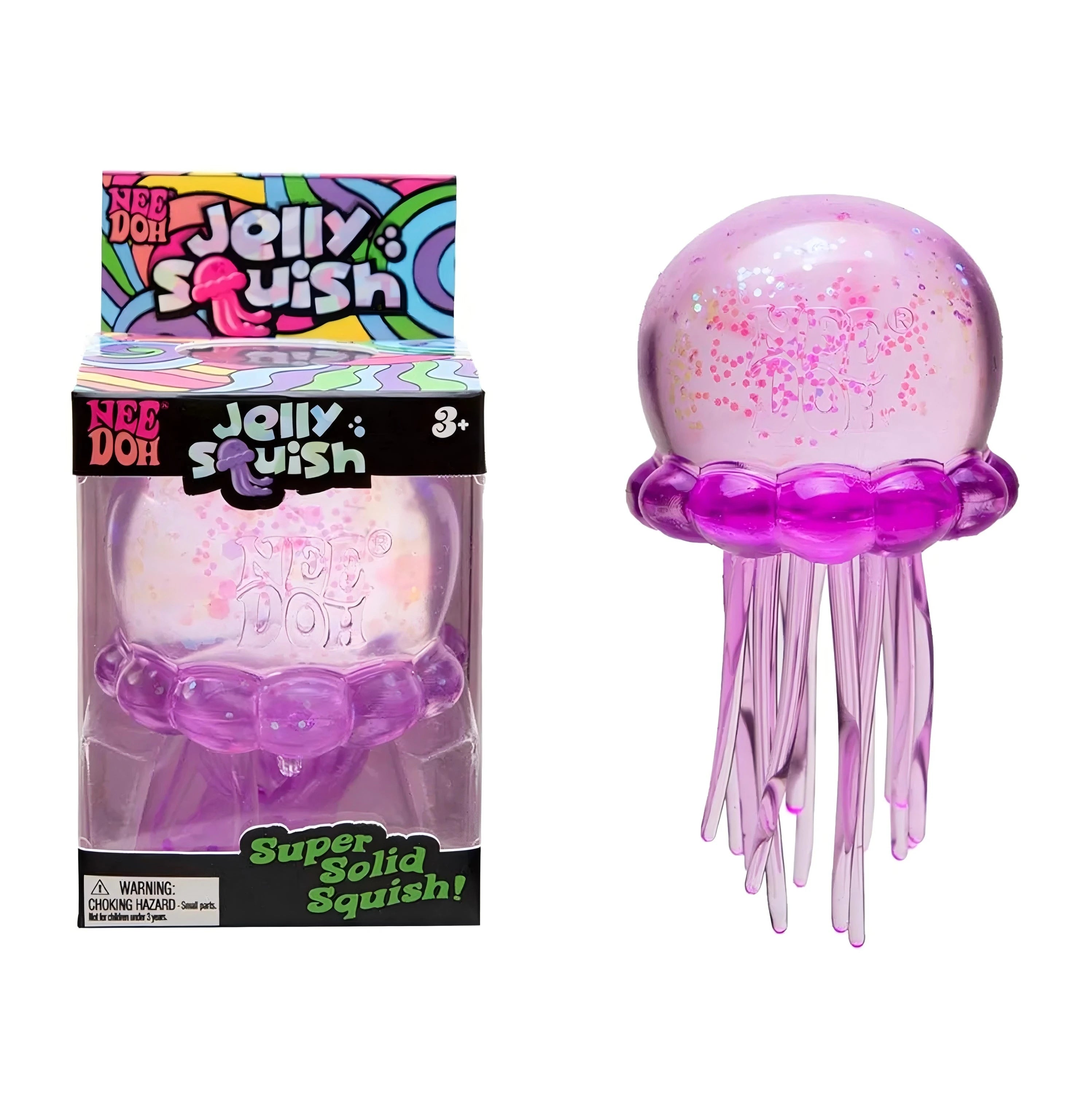 Jellyfish & Cube Squish Fidget Toy