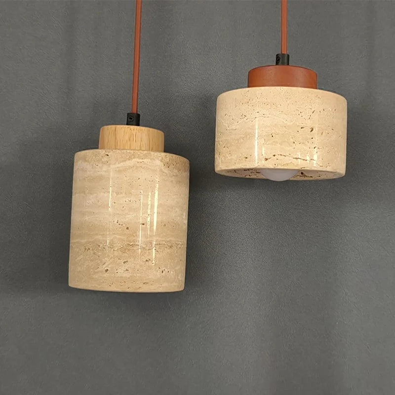Wabi-Sabi Cave Stone Pendant Light