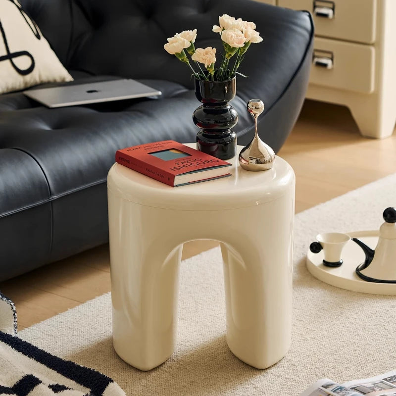 Round ABS Storage Side Table