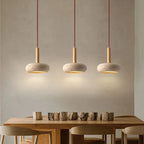 Wabi-Sabi Circular Stone Pendant Light
