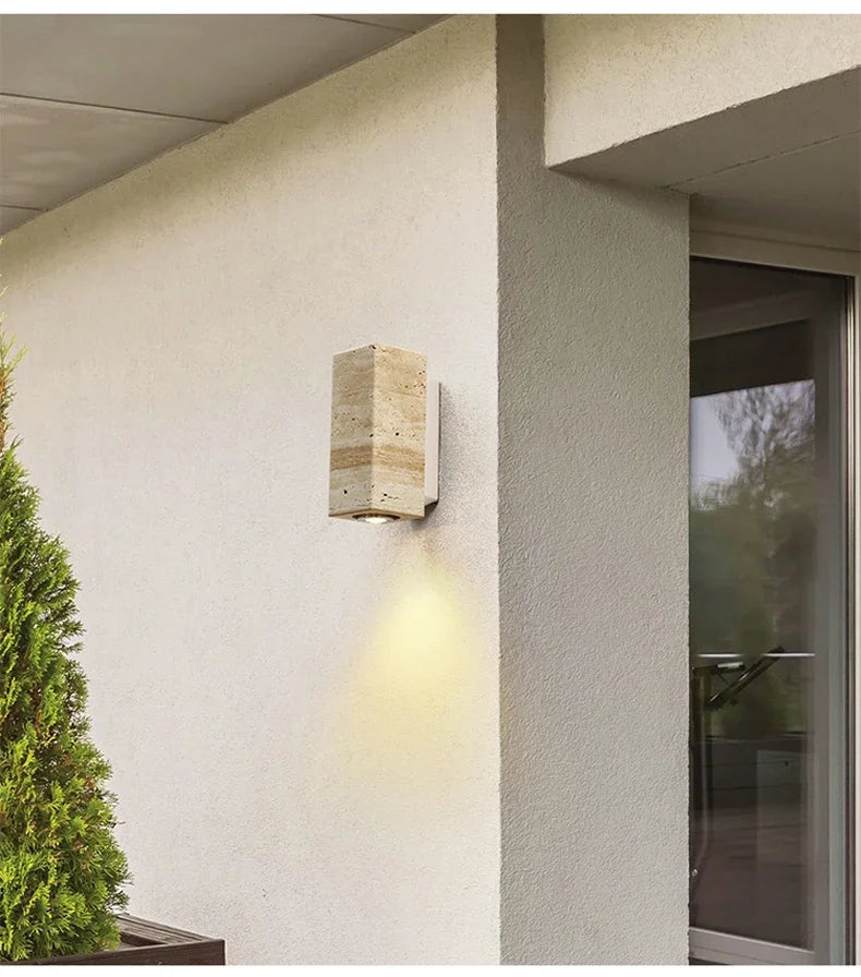 Wabi-Sabi Marble Wall Lamp