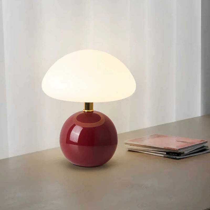 Ceramic Mushroom Table Lamp