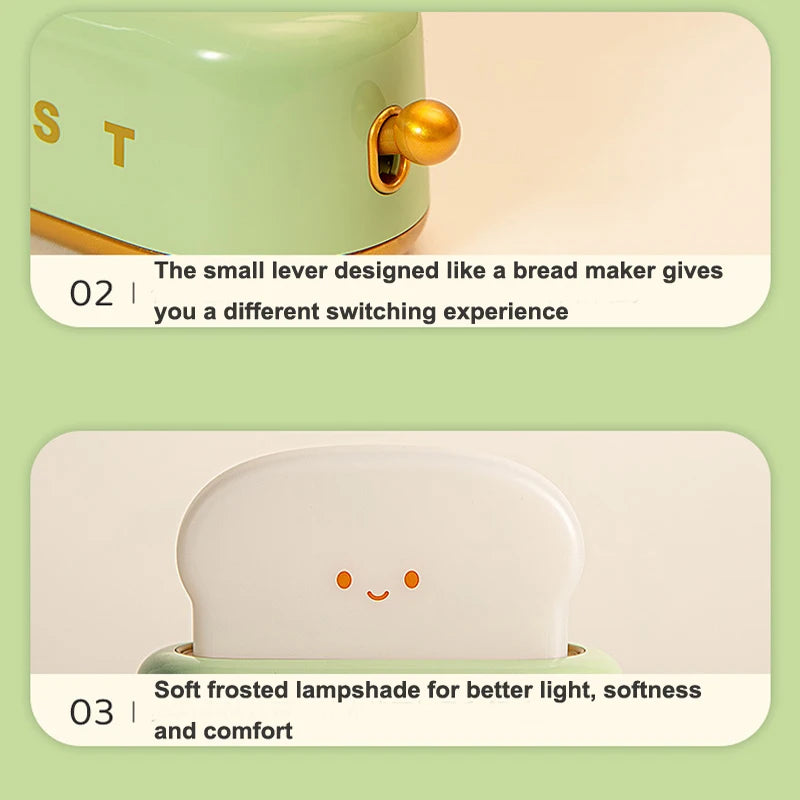 Rechargeable Toaster Night Light
