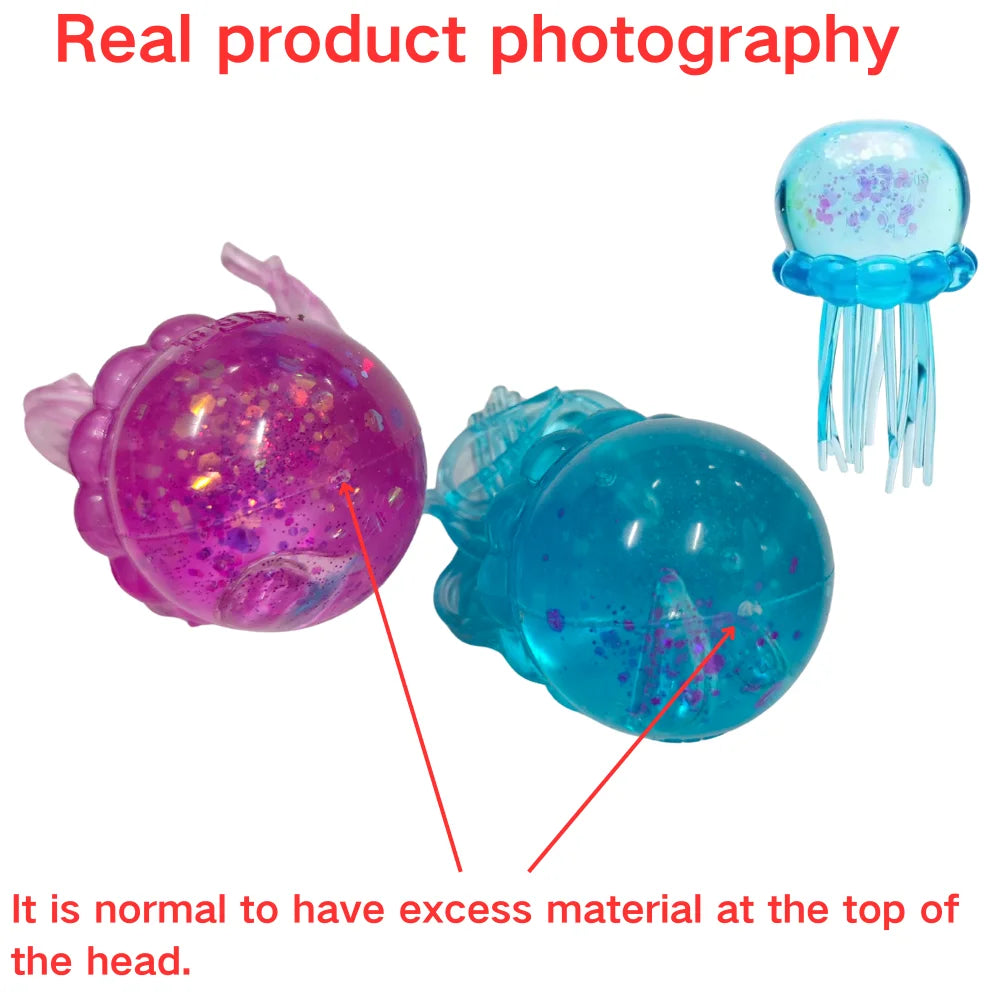 Jellyfish & Cube Squish Fidget Toy