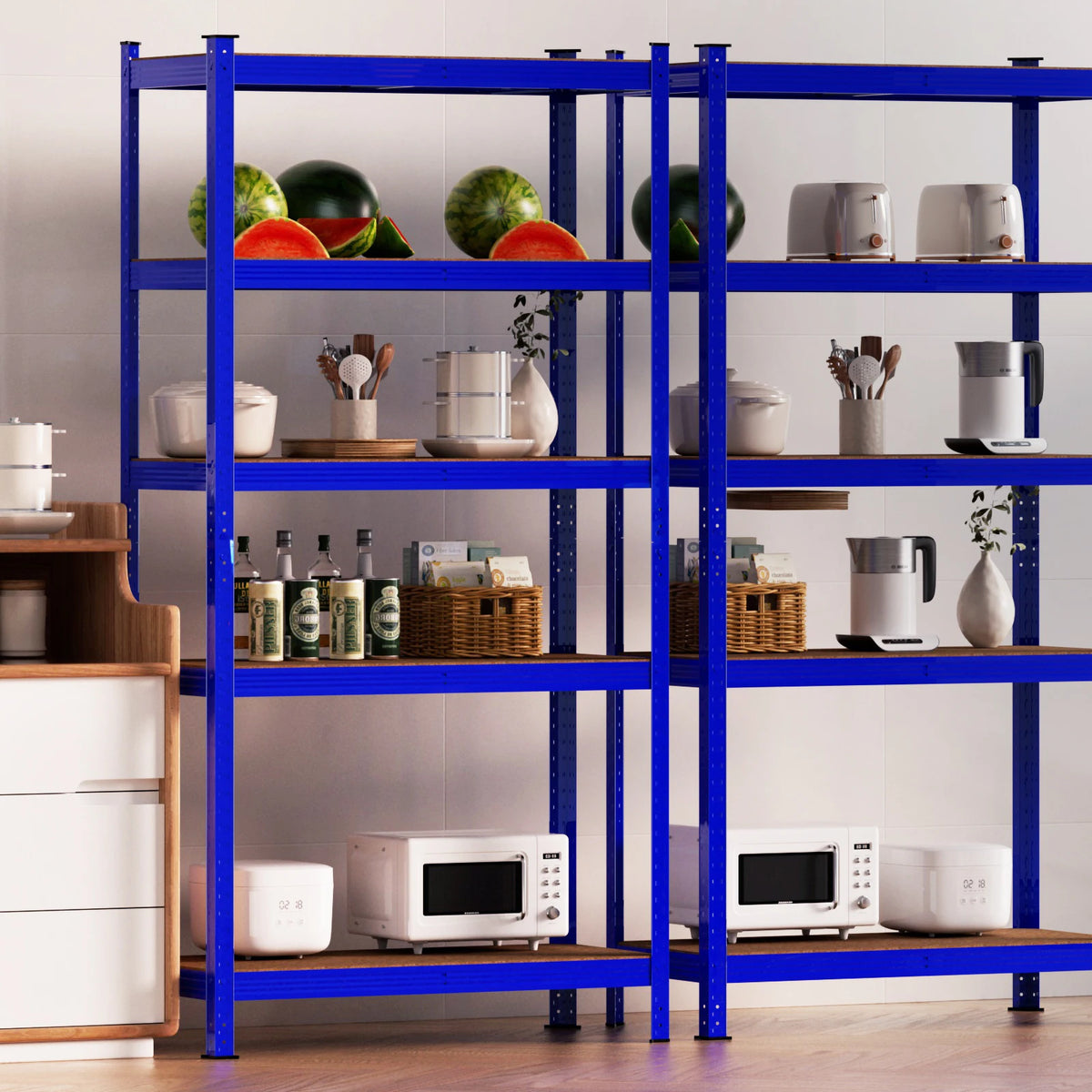 5-Tier Heavy-Duty Adjustable Storage Shelving