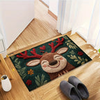 Christmas Deer Microfiber Bath Mat