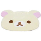 Relaxed Bear Style Plush Bedside Rug