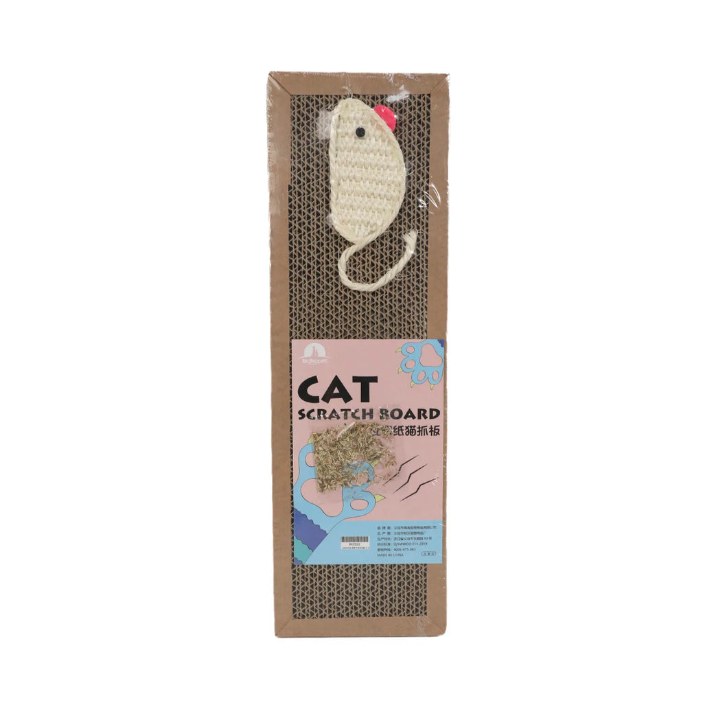 Oval Corrugated Cardboard Cat Scratcher Bed