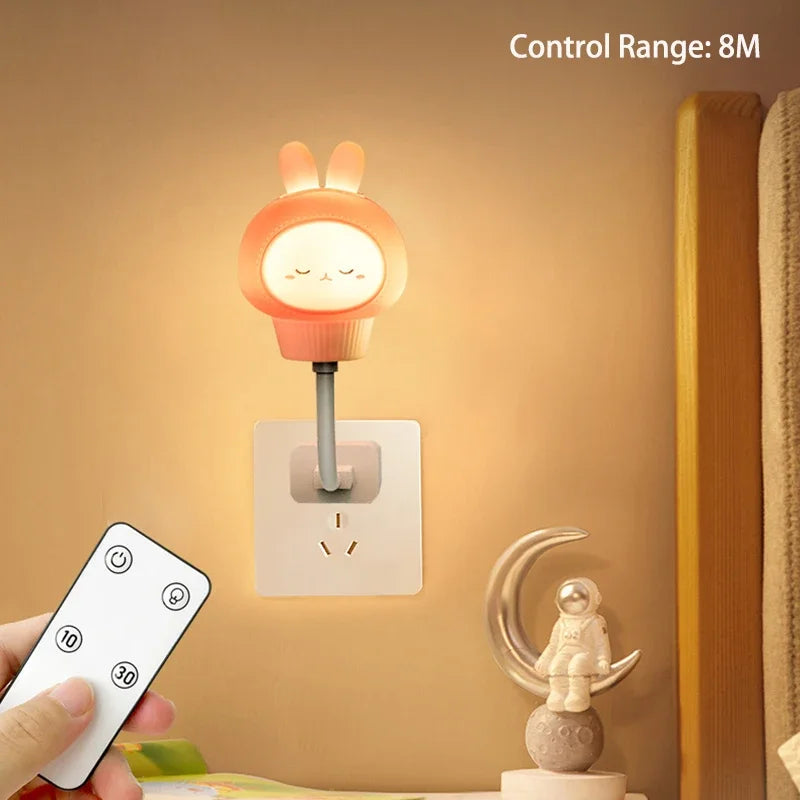 USB Cartoon Animal LED Night Light