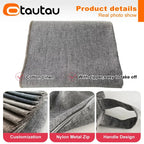 Filled 70 cm Cotton-Linen Bean Bag Chair