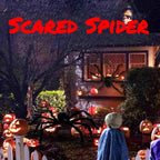 Giant Plush Halloween Spider Decoration