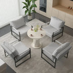 Modern Metal Frame Lounge Chair