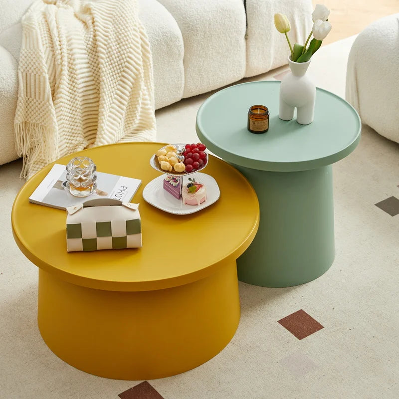 Round Nordic Side Coffee Table