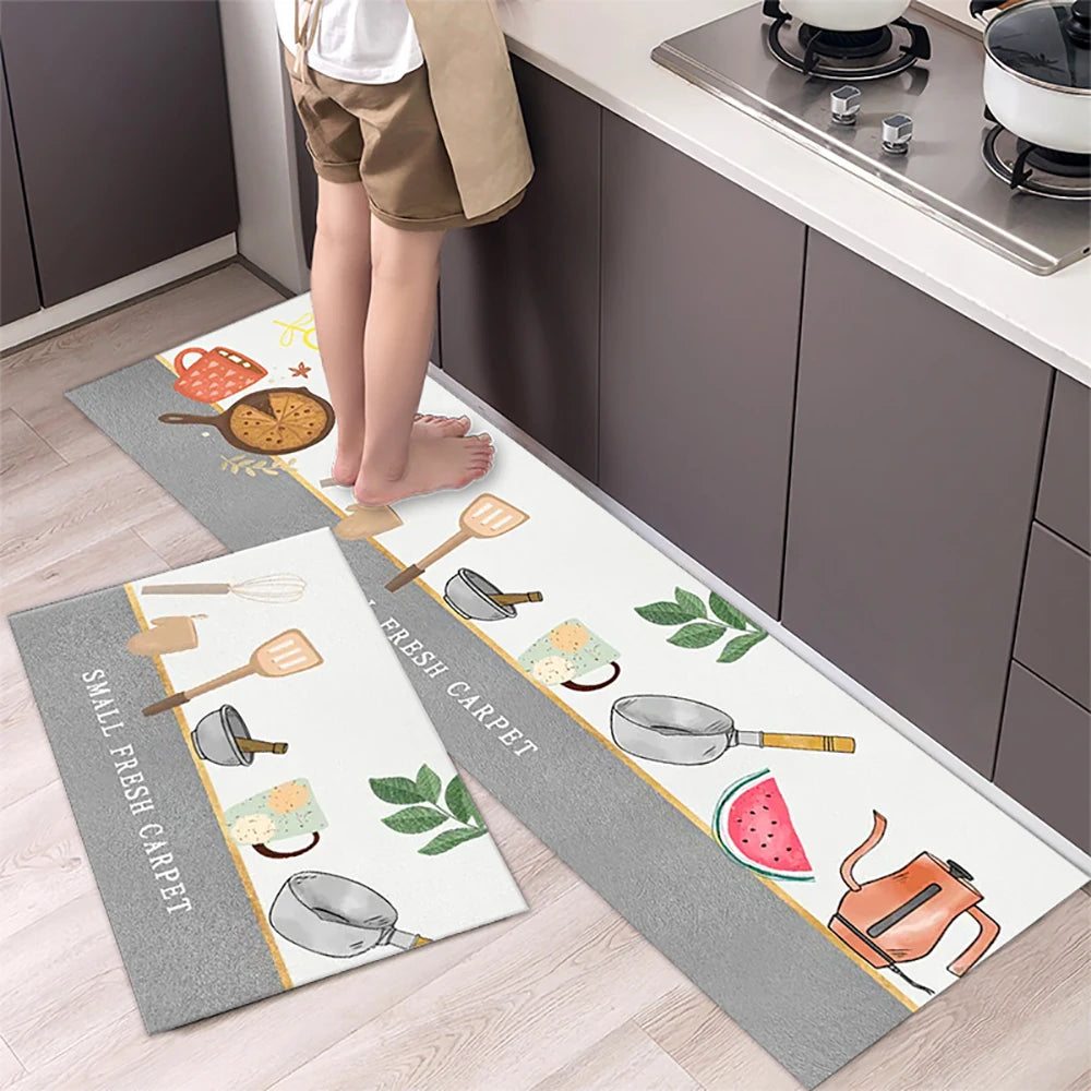 Absorbent Non-Slip Kitchen Runner Mat