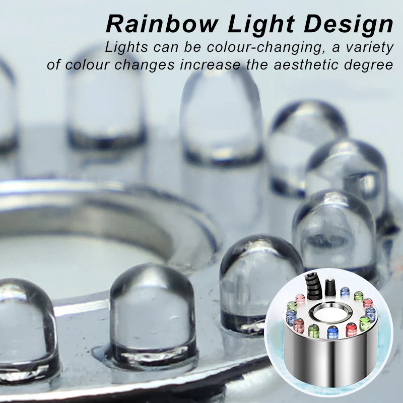 12-LED Ultrasonic Pond Fogger & Mist Maker