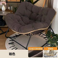 Oversized Cushioned Metal Rocking Chair