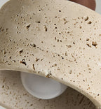 Yellow Travertine Stone Wall Lamp
