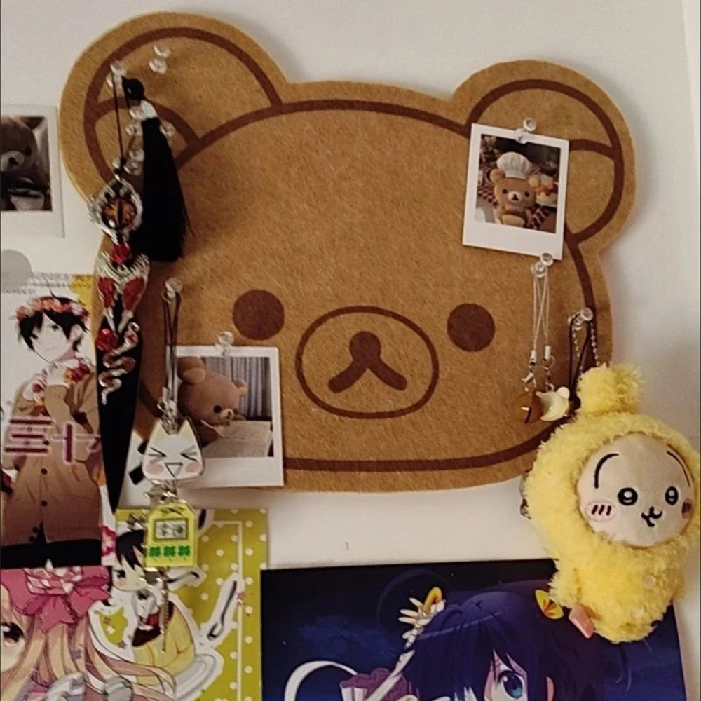 No-Drill Cartoon Felt Message Board