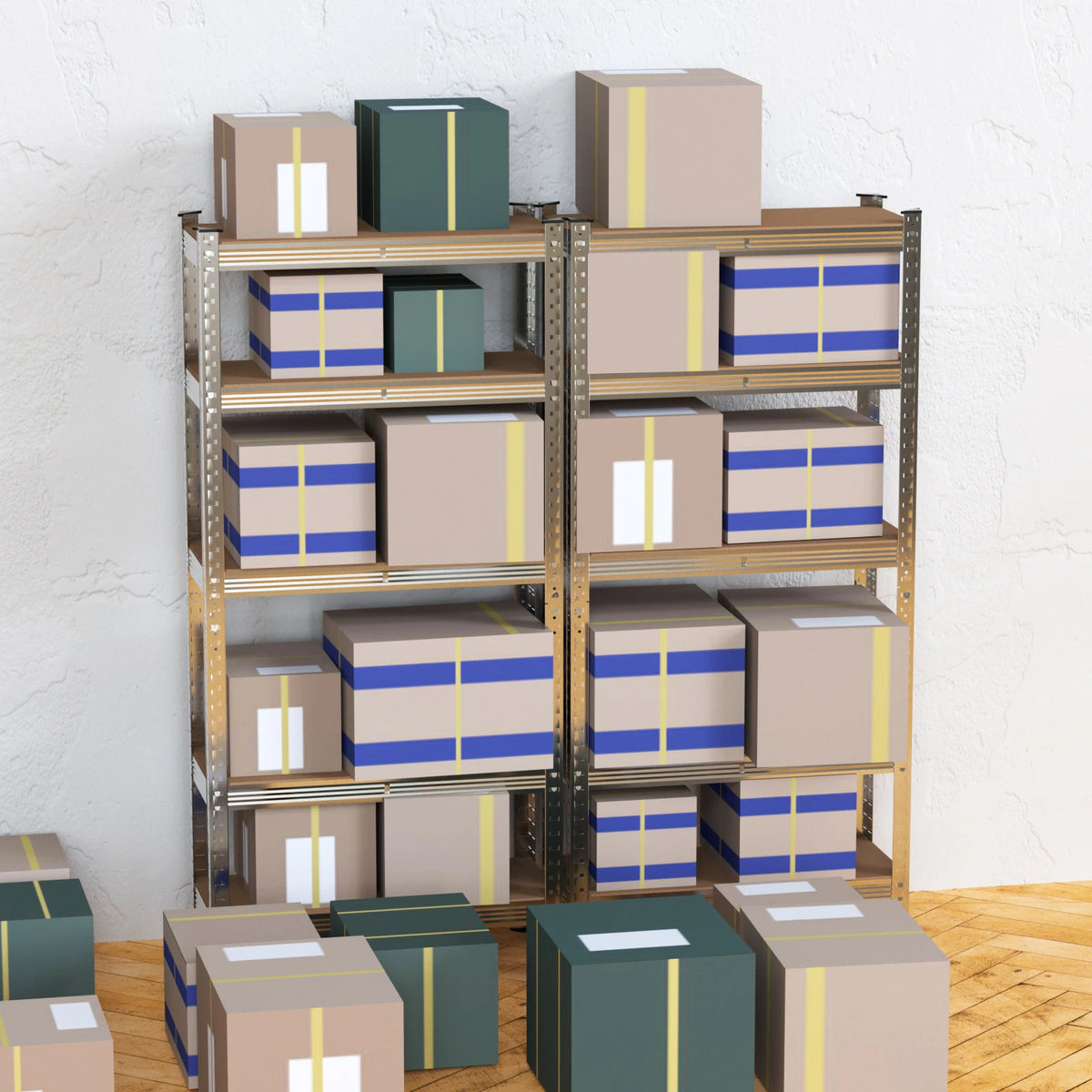 5-Tier Heavy-Duty Adjustable Storage Shelving