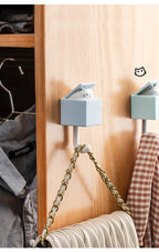 Adhesive Cartoon Cat Wall Hooks