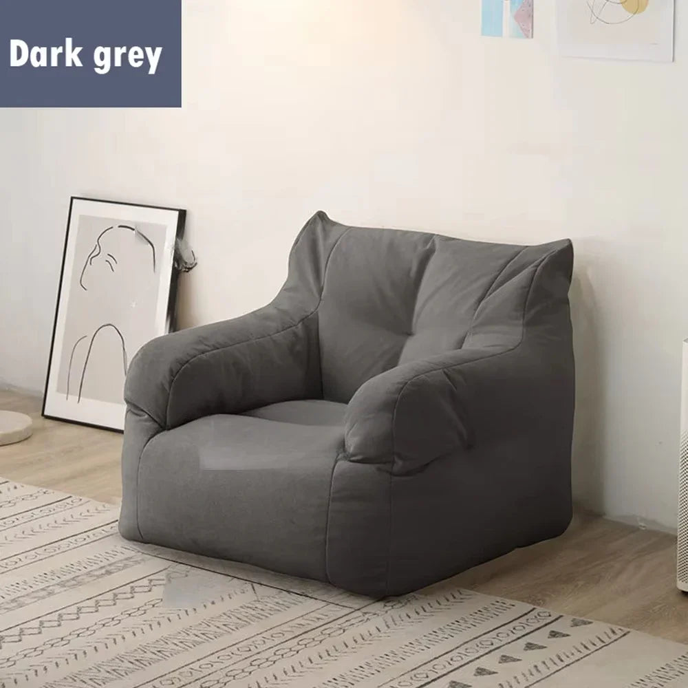 Double-Seat Washable Fabric Bean Bag Sofa