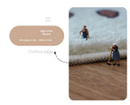 VIKAMA Cartoon Cat Bedside Runner Rug