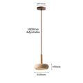 Wabi-Sabi Circular Stone Pendant Light
