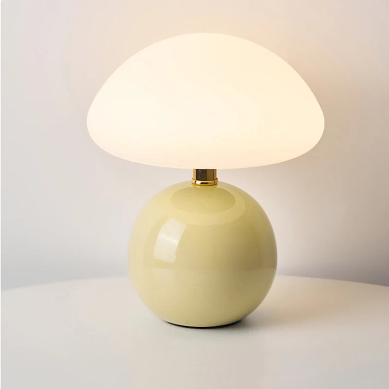 Ceramic Mushroom Table Lamp