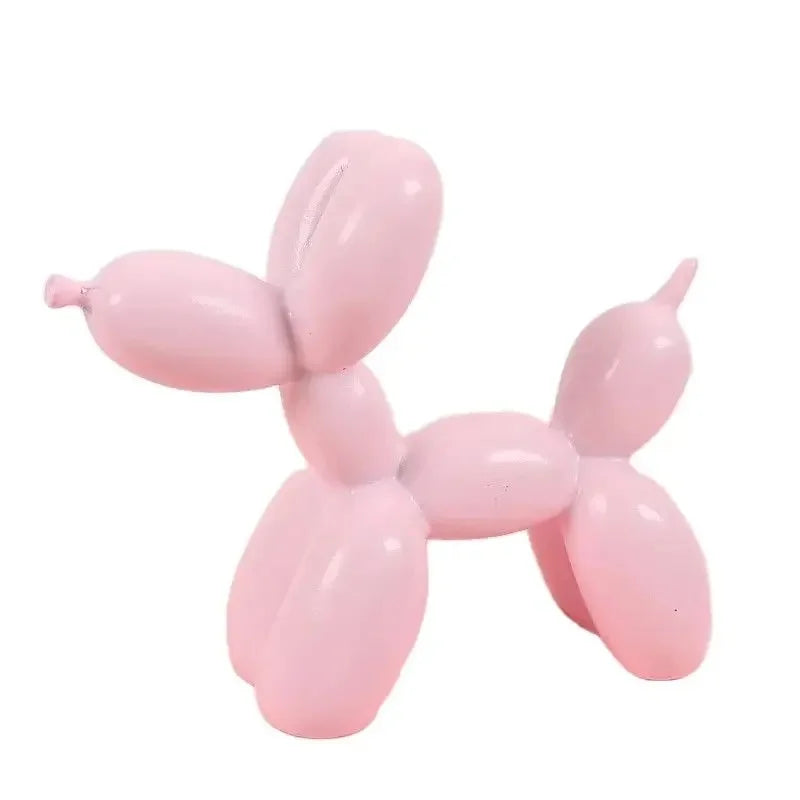 Matte Resin Balloon Dog Figurine