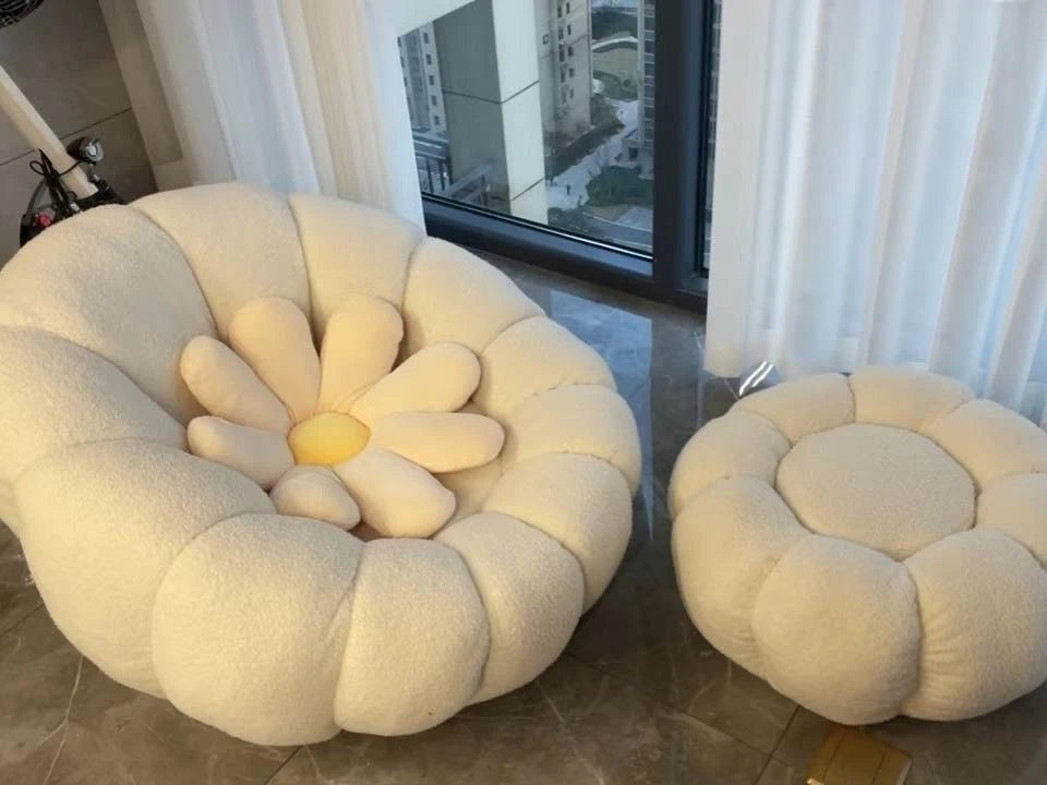 Removable Flannel Single Bean Bag Chair