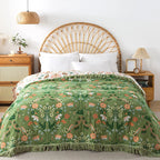 100% Cotton Double-Sided Nordic Throw Blanket
