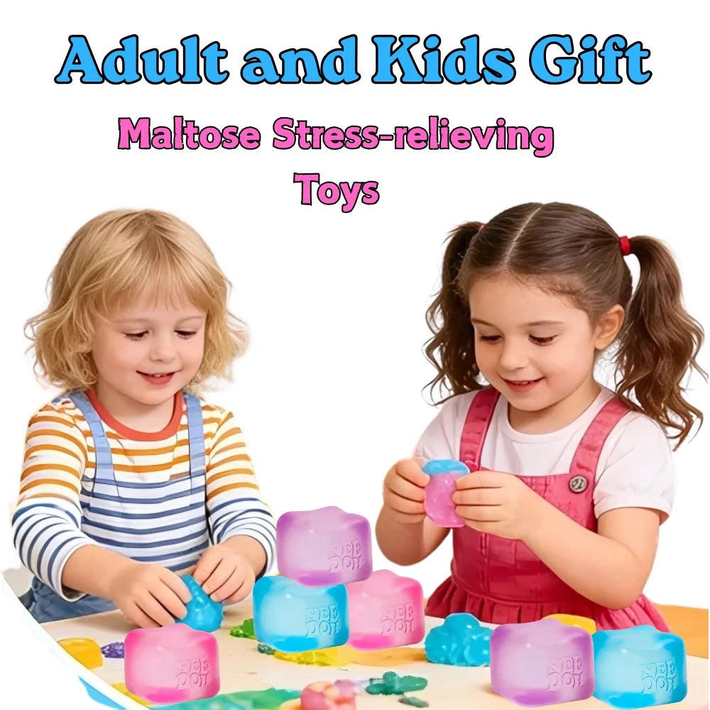 Jellyfish & Cube Squish Fidget Toy