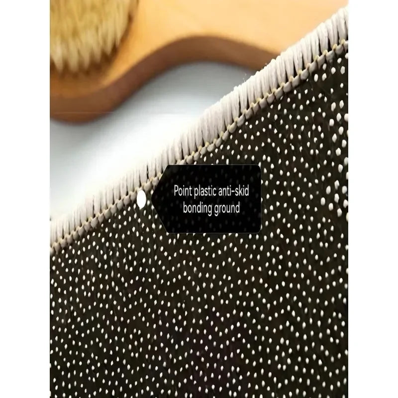 Cartoon Panda Imitation-Cashmere Floor Mat