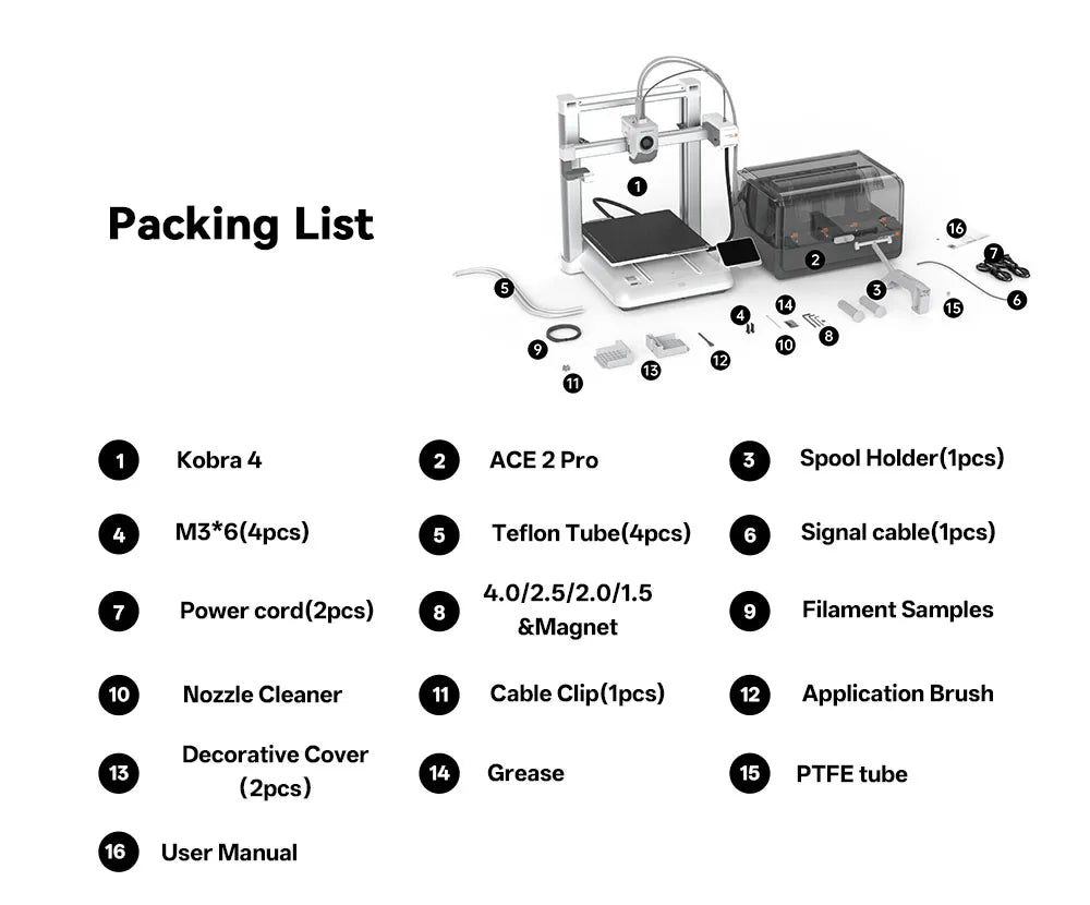 Anycubic Kobra 4 / Kobra 4 Combo 3D Printer