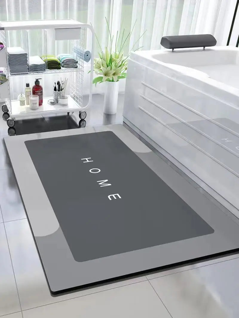 Quick-Dry Absorbent Bathroom Floor Mat