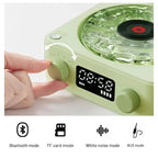 Retro Turntable Bluetooth Speaker with White Noise