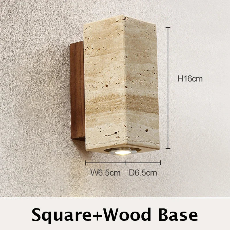 Wabi-Sabi Marble Wall Lamp