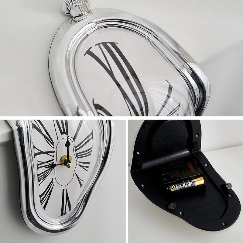 Surreal Melting Wall Clock