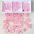 Glow-in-the-Dark Mini Pig Figurines