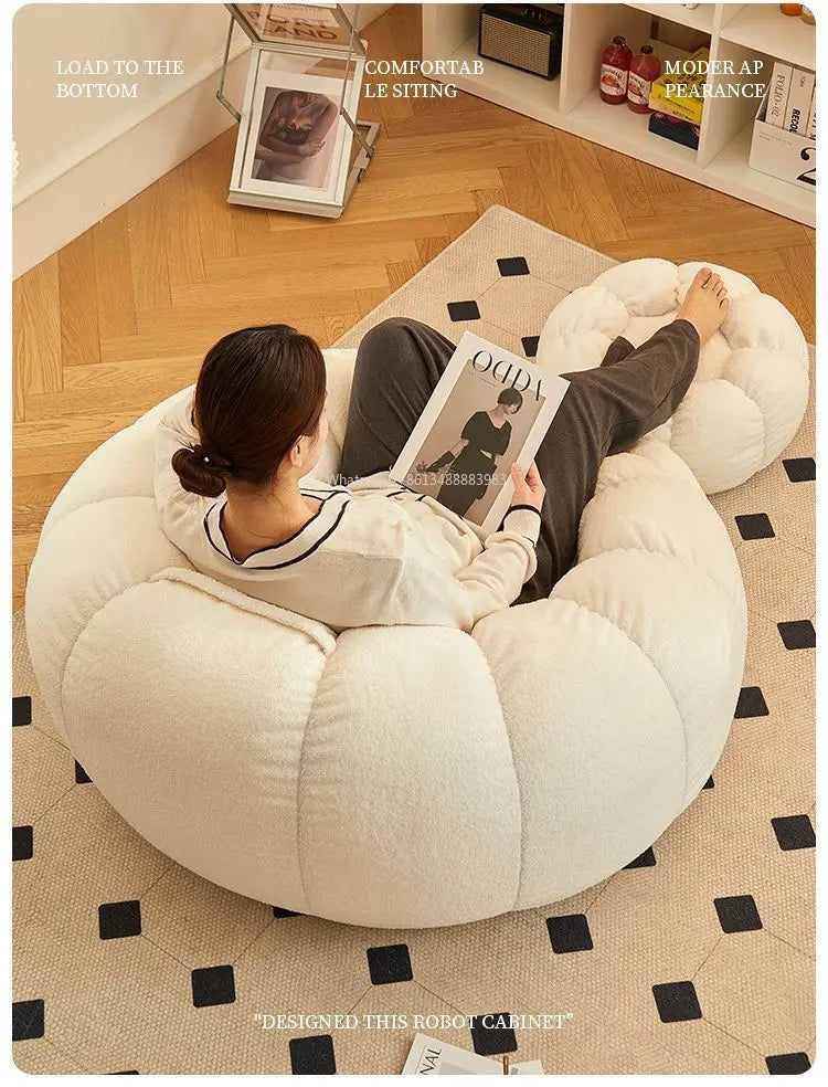 Removable Flannel Single Bean Bag Chair