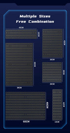 No-Drill Gaming Pegboard Wall Organizer