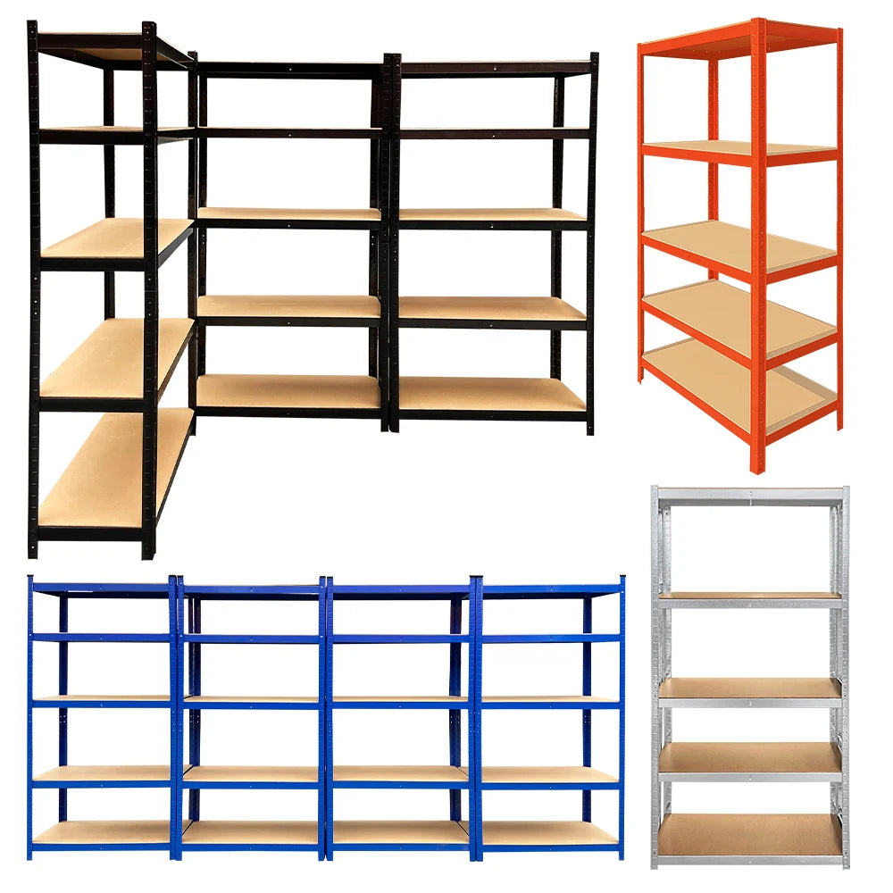 5-Tier Heavy-Duty Adjustable Storage Shelving
