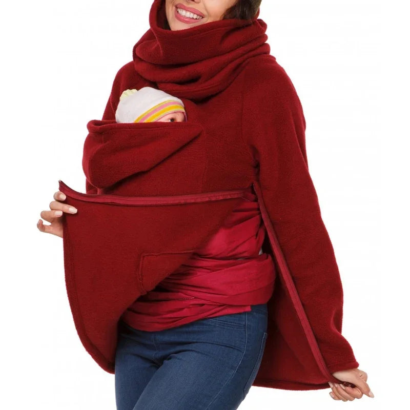 Fleece Maternity Baby Carrier Pullover