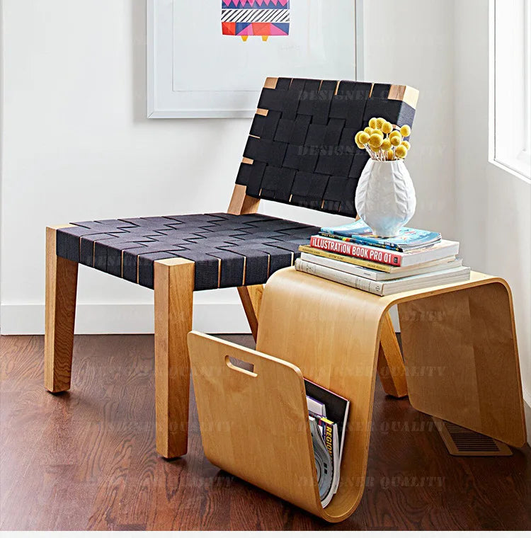 Modern Irregular Wood Side Coffee Table